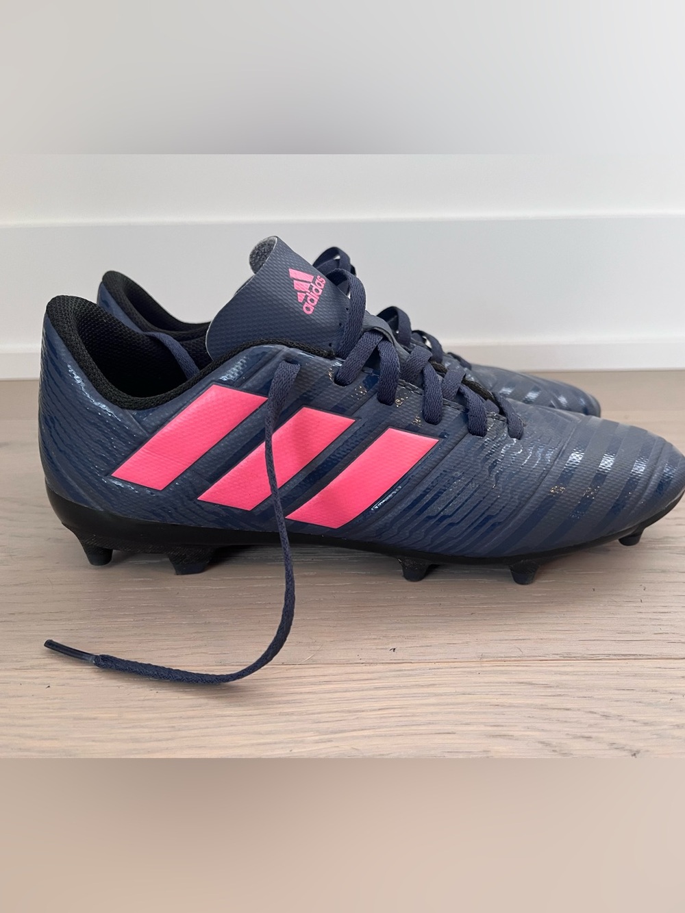 Adidas W Navy & Pink Soccer Cleats